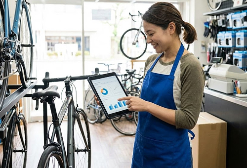 自転車小売店専用 クラウドPOSレジシステム